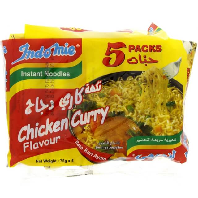 Indomie Instant Noodles Chicken Curry Flavour 5pcs