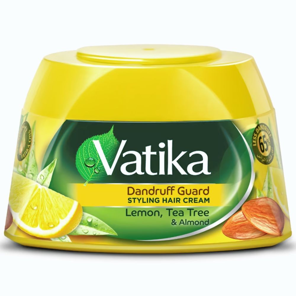 Vatika Styling Hair Cream Lemon Tea Tree & Almond 140ml + FREE 70ml