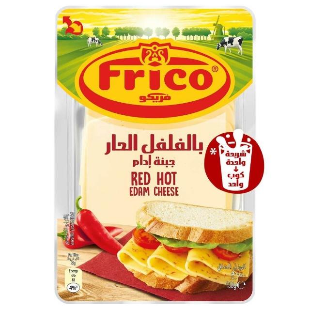 Frico Edam Red Hot Dutch Cheese Slices 150g