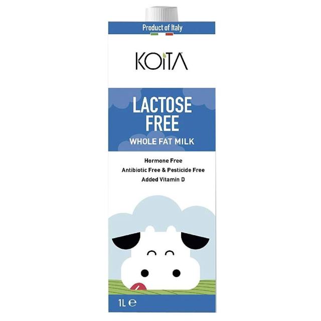 Koita Whole Fat Milk Lactose Free 1L