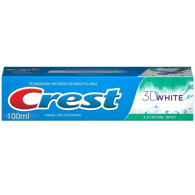 Crest 3D White Extreme Mint Toothpaste 100ml