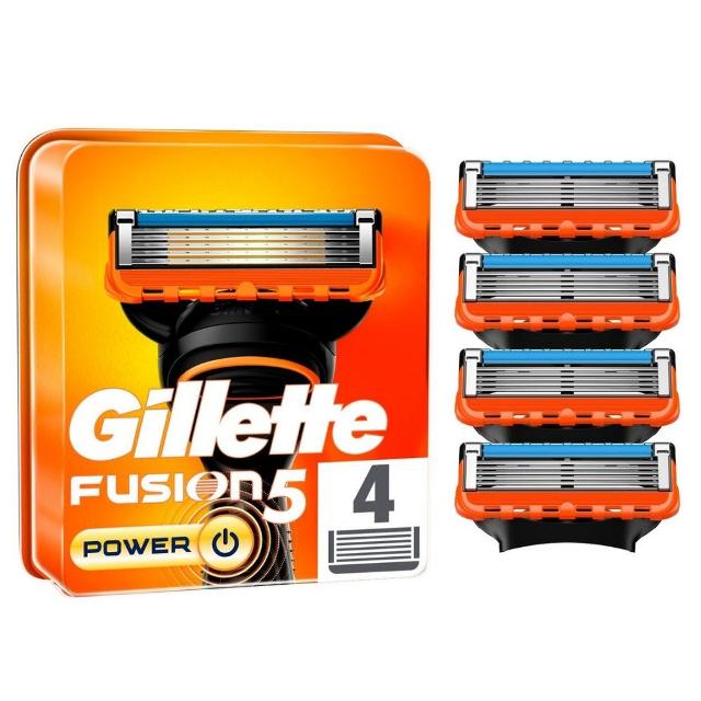 Gillette Fusion 5 Power Razor Blades 4 per pack