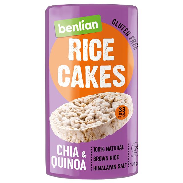 Benlian - Rice Cakes Chia & Quinoa 100g