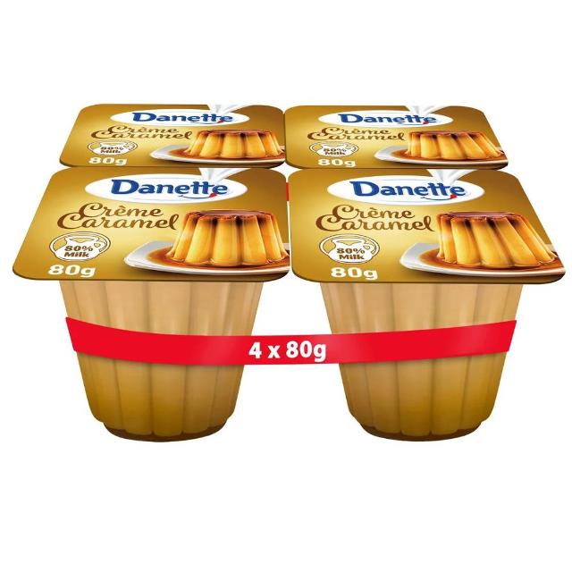 Danette Dessert Creme Caramel 4 x 80g