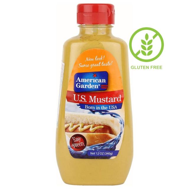 American Garden U.S. Mustard Gluten Free 340g