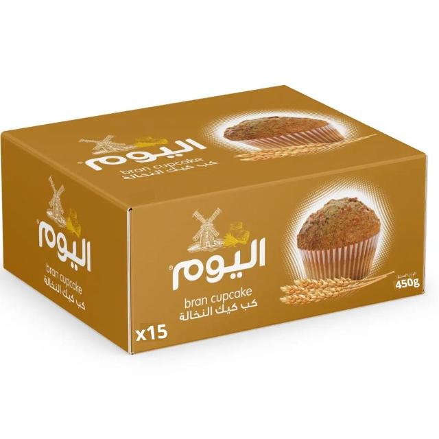 Al Youm Bran Cupcake 15pcs