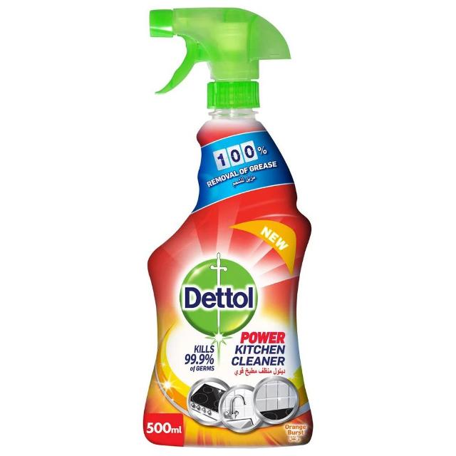 Dettol Orange Healthy Kitchen Power Cleaner Spray 500ml