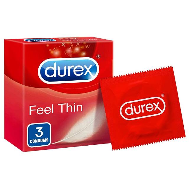 Durex Feel Thin Condom - Pack Of 3
