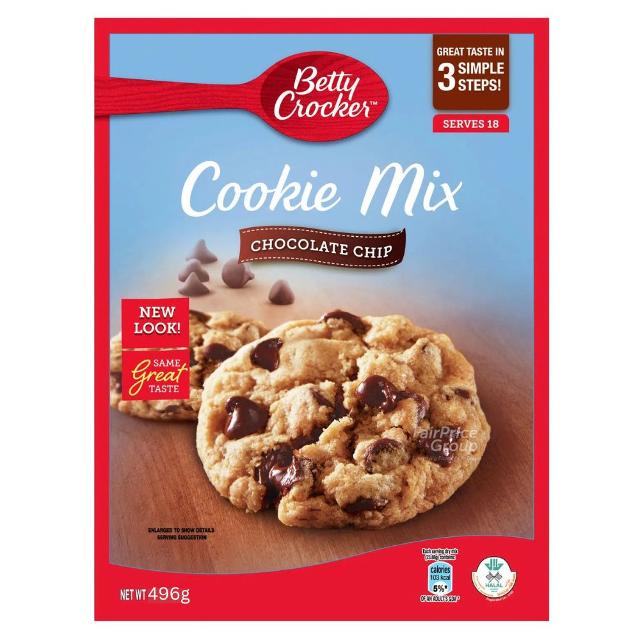 Betty Crocker Cookie Mix Chocolate Chip 496 Gm