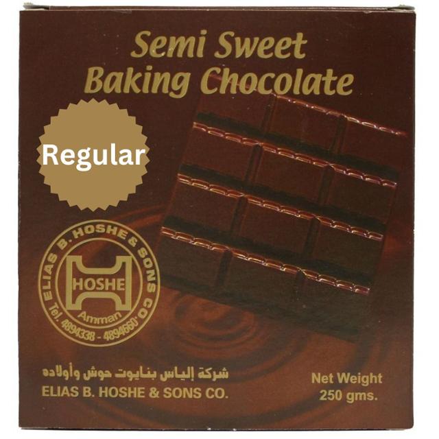 Semi Sweet Baking Chocolate 250g