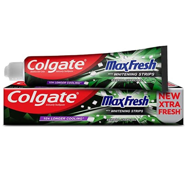 Colgate Max Fresh Toothpaste With Whitening Strips 75ml