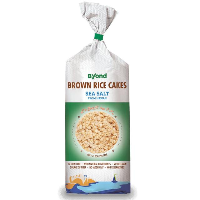 Byond Brown Rice Cakes Sea Salt 100g