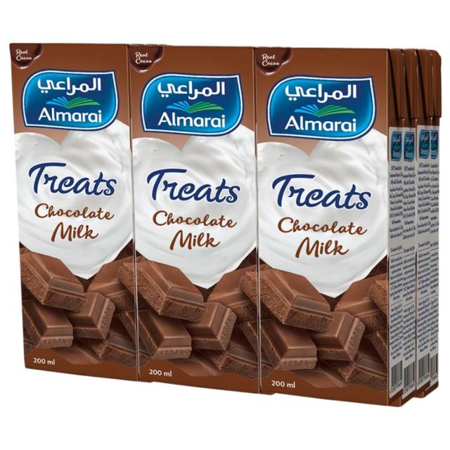 Al Marai Milk Treats Chocolate Value Pack 6 x 200ml