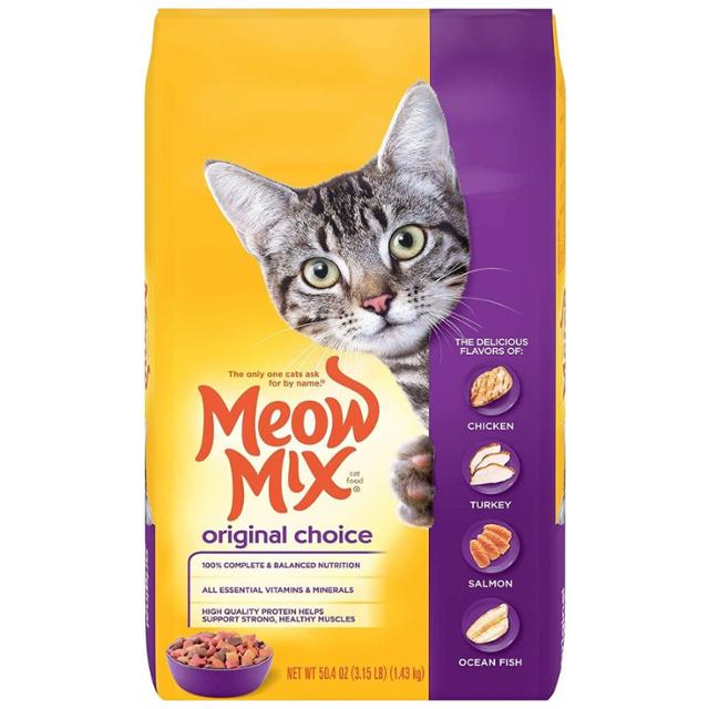 Meow Mix Original Choice Cat Food 1.43kg