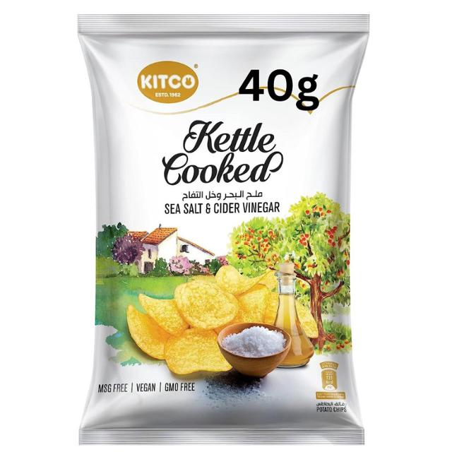 A KITCO SEA SALT AND CIDER VINEGAR 40g