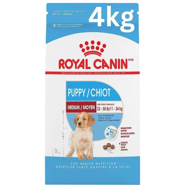 Royal Canin Medium Puppy Dry Dog Food, 4kg