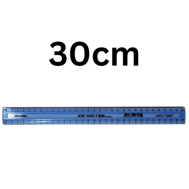 Ruler - Blue - 30cm