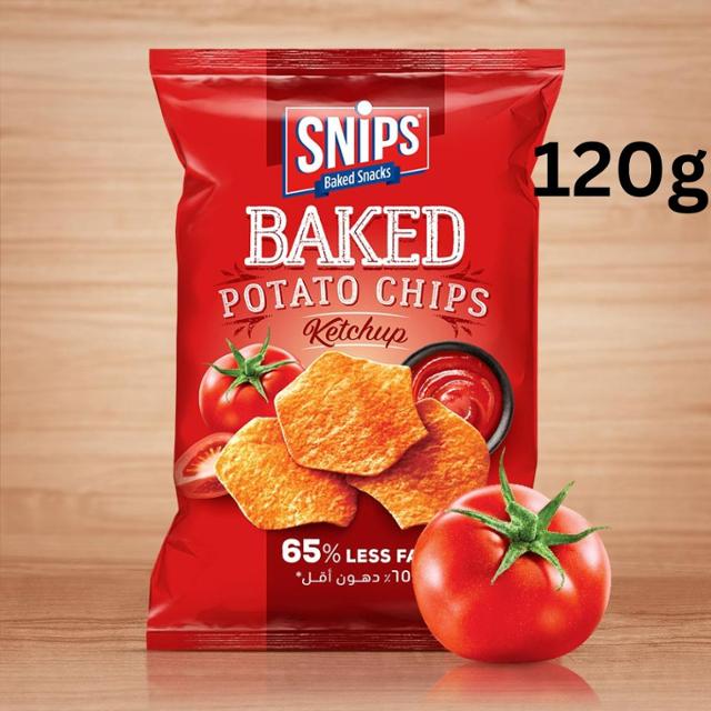 Snips Baked Potato Chips Ketchup 120g
