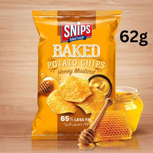 Snips Baked Potato Chips Honey Mustard 62g