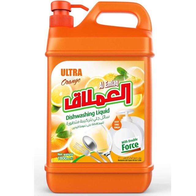 AL Emlaq Dishwashing Liquid -Orange 1.8L
