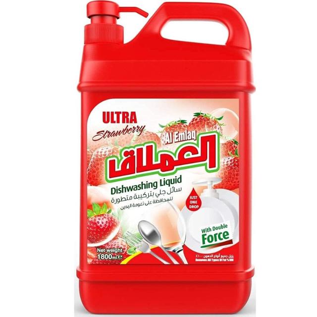 AL Emlaq Dishwashing Liquid - Strawberry 1.8L