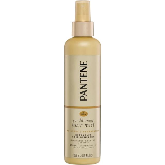Pantene Pro-V Nutrient Boost Moisture Conditioning Mist Nourishing and Renewing Detangler, 8.5 fl oz