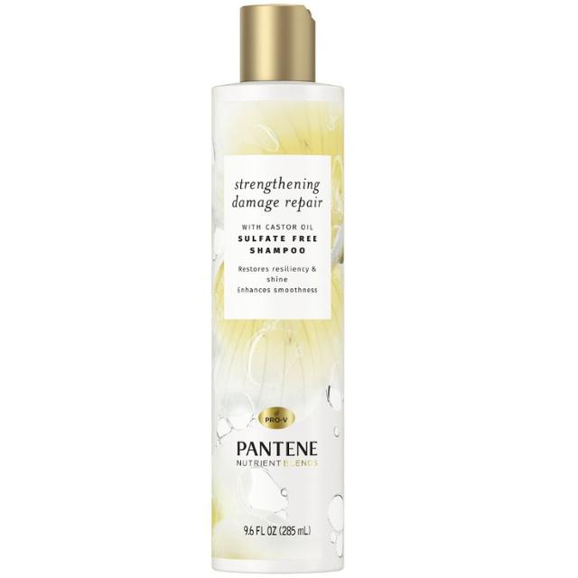 Pantene Nutrient Blends Strengthening Damage Repair Sulfate Free Shampoo with Castor Oil 285ml