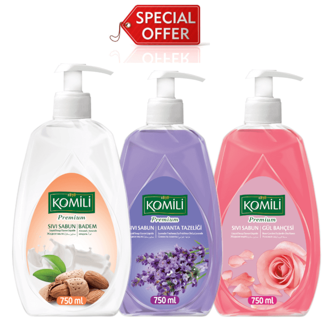 A Komili Hand-wash 750ml x 3pcs (Made In Turkey)