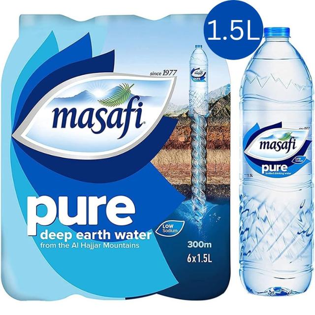 Masafi Mineral Water Pure - 1.5L x 6
