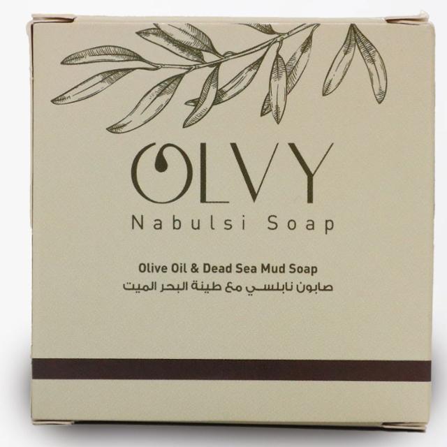 Olvy Nabulsi Soap Bar Olive Oil & Dead Sea Mud