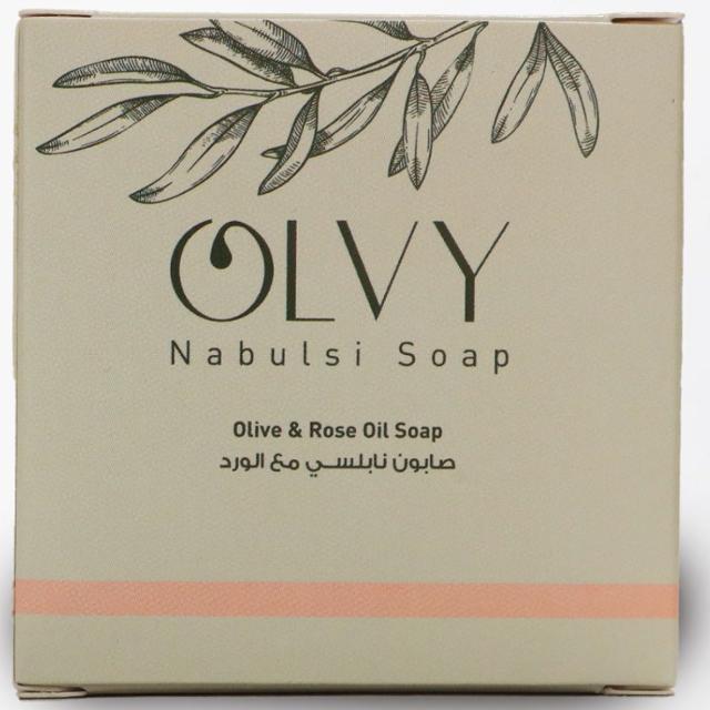 Olvy Nabulsi Soap Bar Olive & Roase Oil