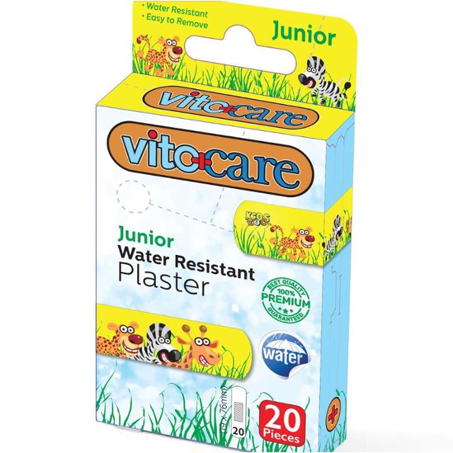 Vito Care Plaster Junior Water Resistant 20ct