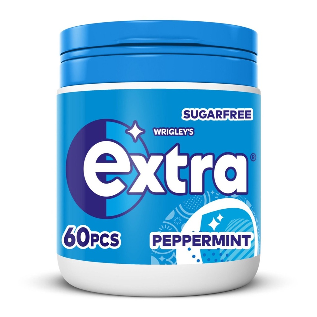 Extra Gum Peppermint - Sugar Free Bottle 60pcs