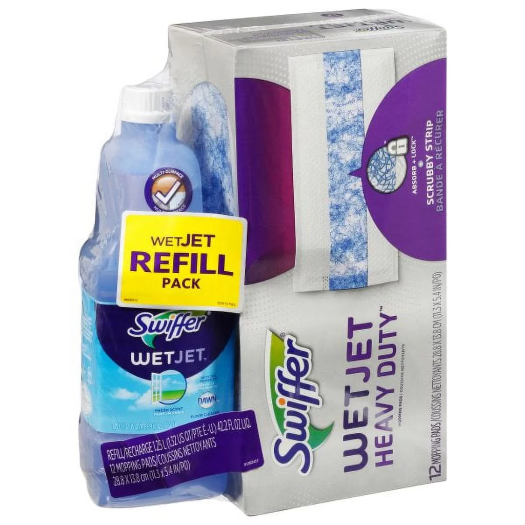 Swiffer Wet Mopping Pad Refills for Floor Mop with Febreze Lavender 32ct