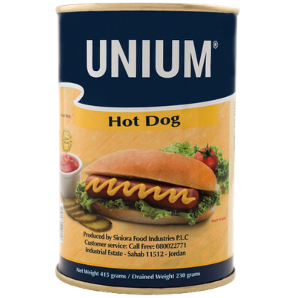 Unium Beef Hot Dog 415g