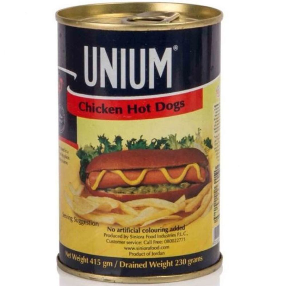 Unium Chicken Hot Dog 415g
