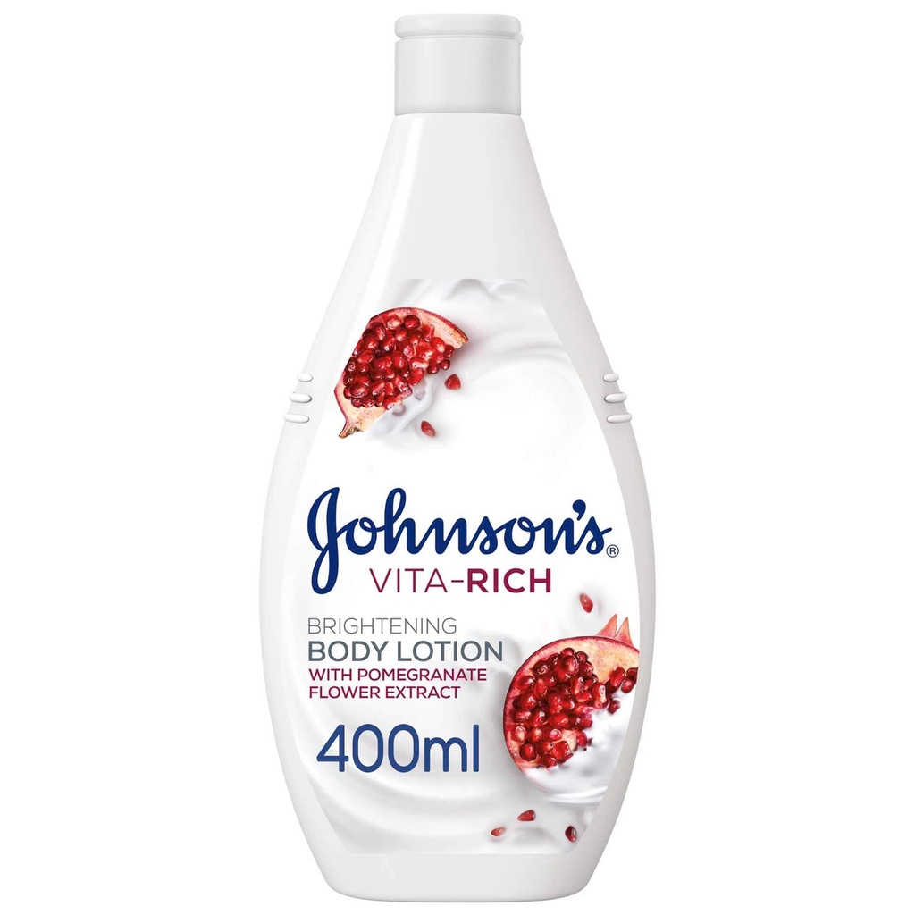 Johnsons Body Lotion - Vita-Rich, Brightening Pomegranate 400ml