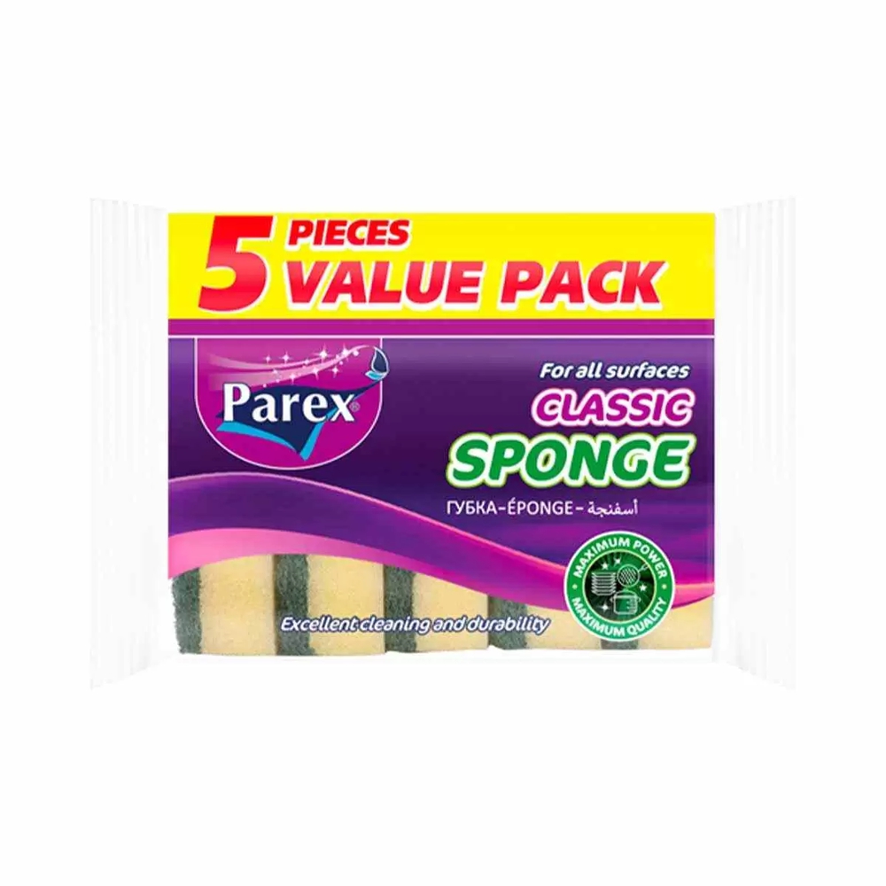 Parex, Dishwashing Sponge, 5 Pcs.
