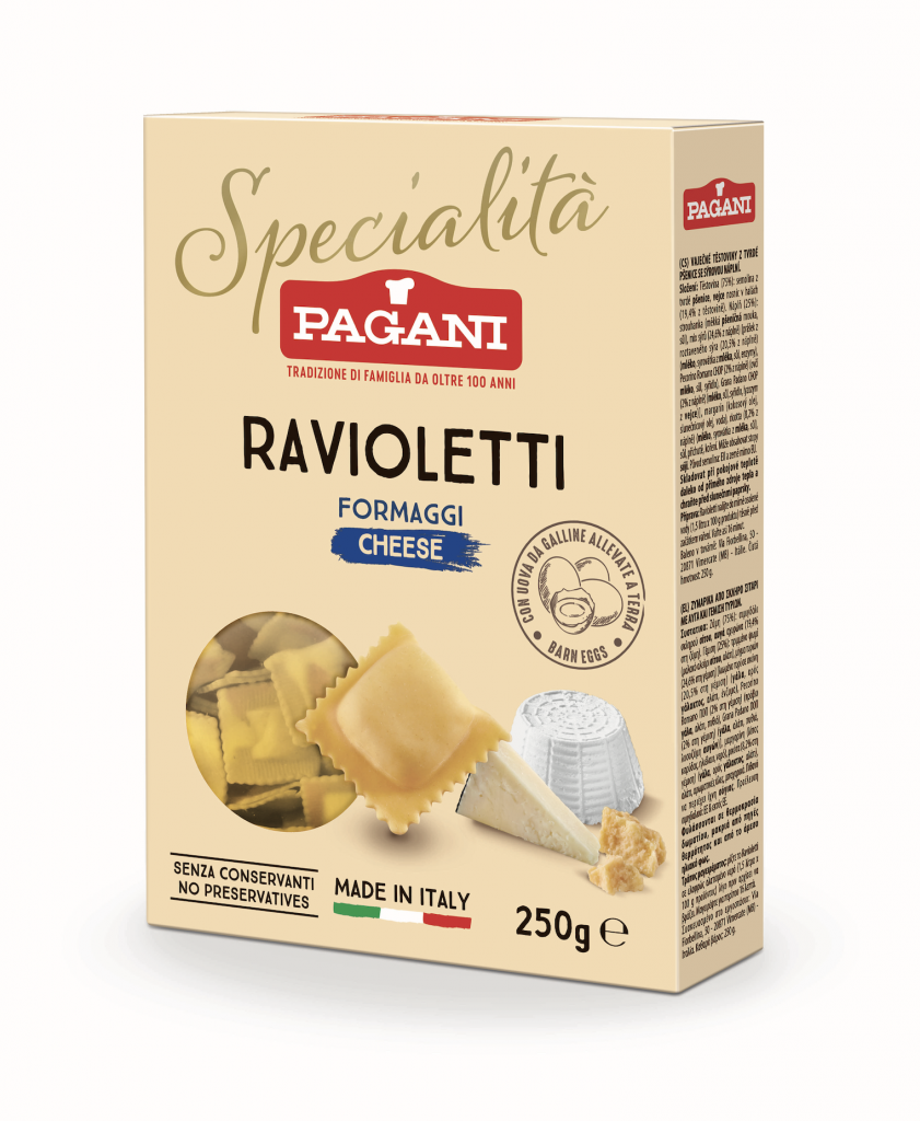 Pagani Ravioletti Cheese, 250g
