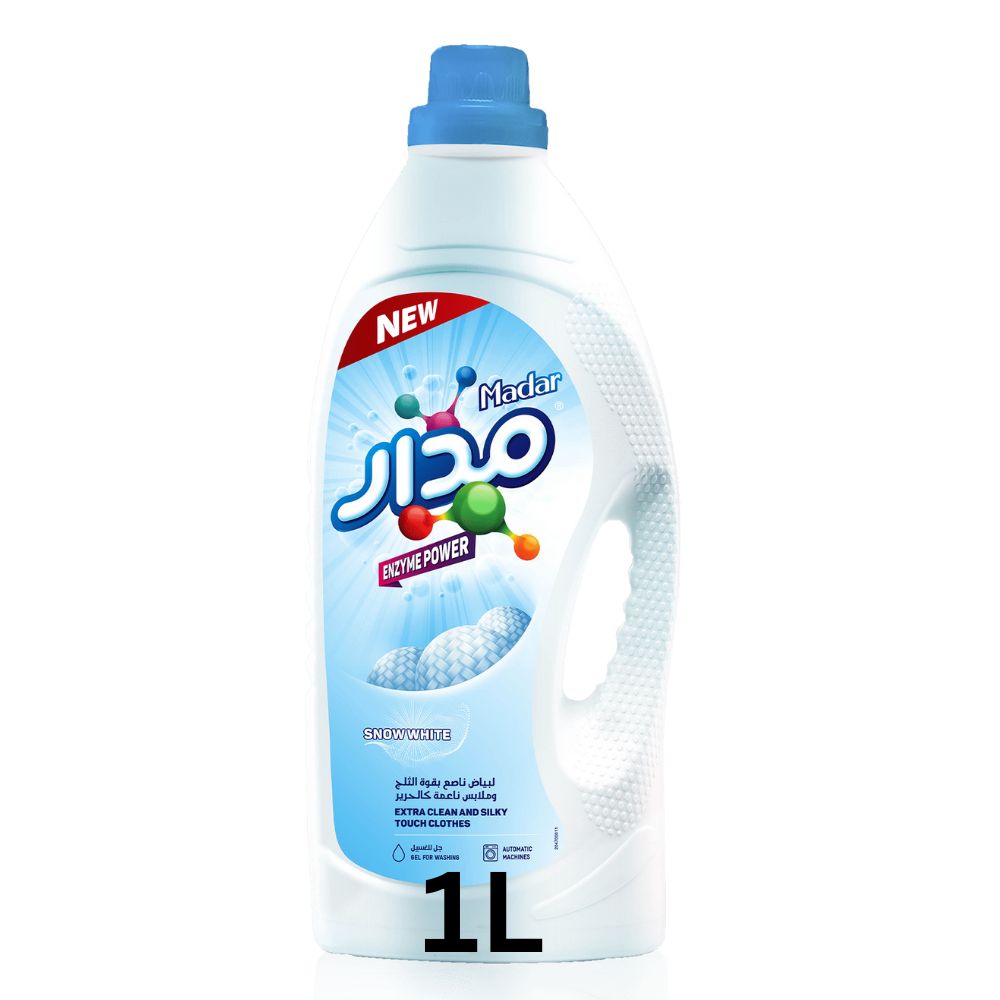 Madar Laundry Detergent Gel Snow White 1L