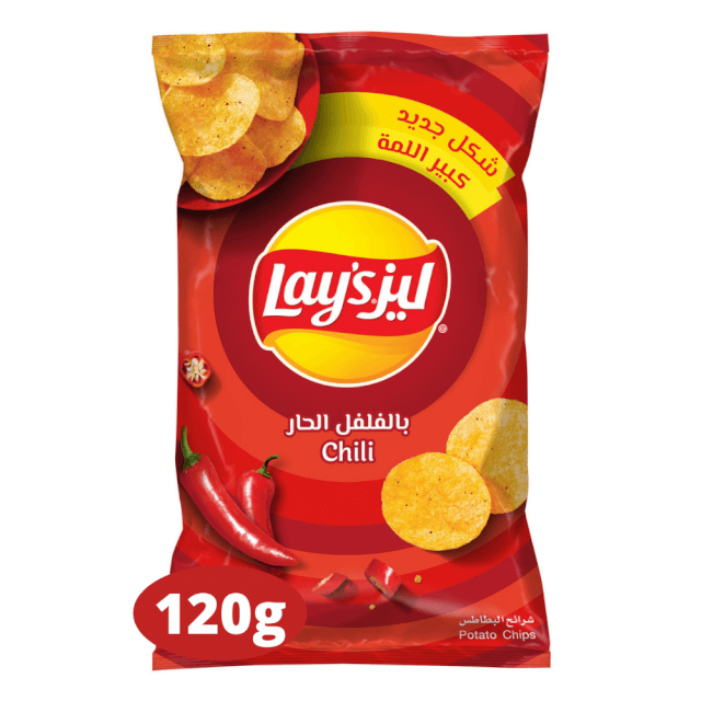 Lays Potato Pepper Chips 120g