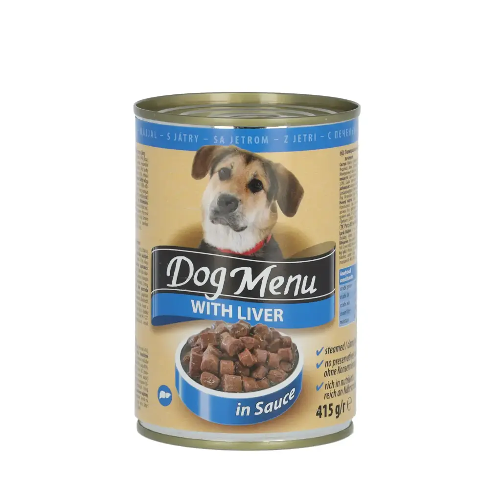 Dog Menu With Liver 415g