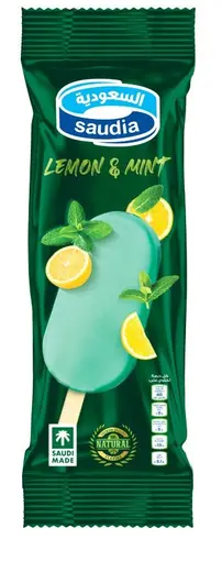 Saudia Lemon & Mint Ice Cream Stick, 80ml
