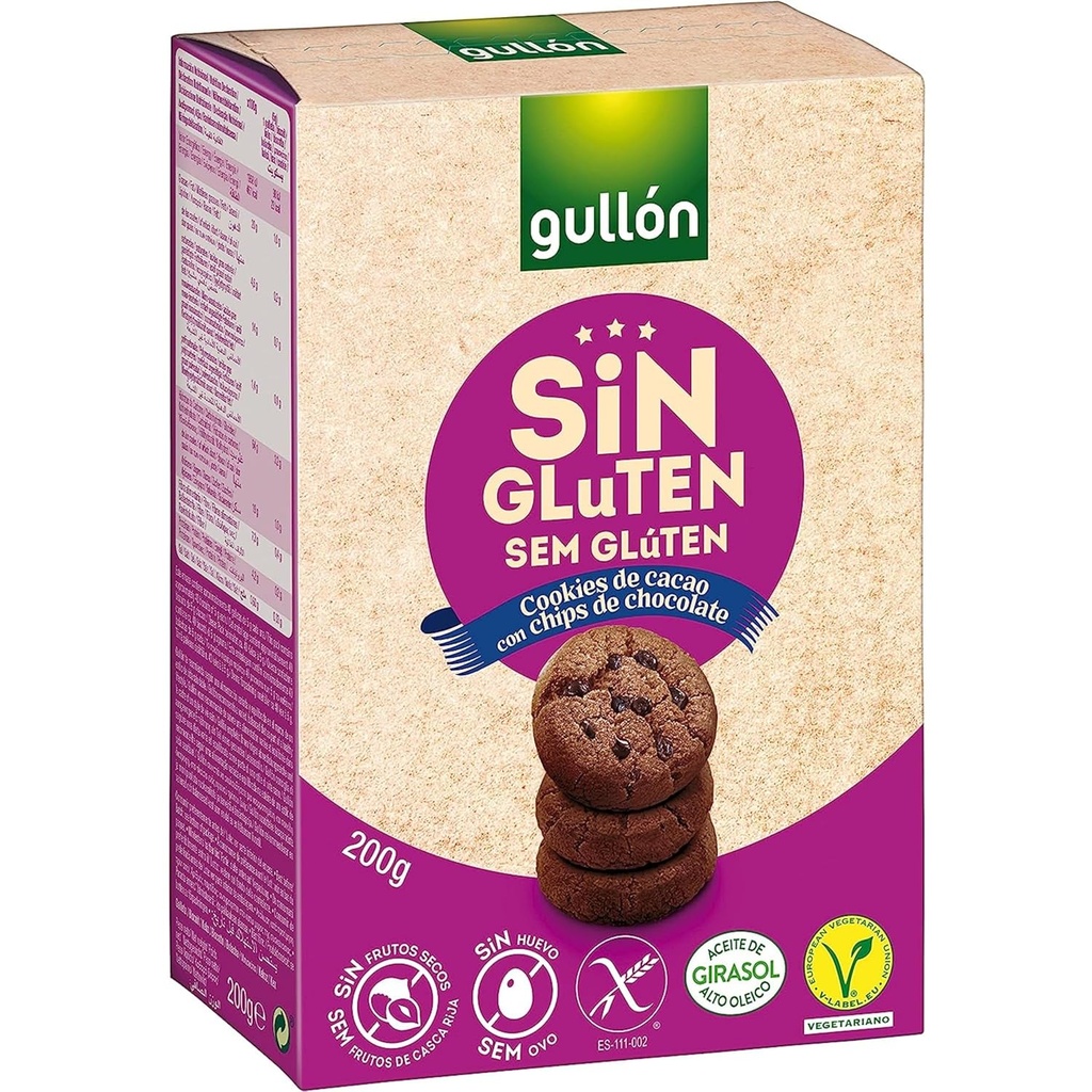 Gullon Gluten Free Mini Choco Chips, 200G
