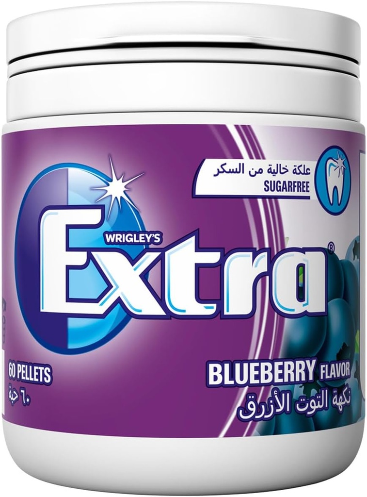 Extra Gum Blueberry - Sugar Free 60pcs