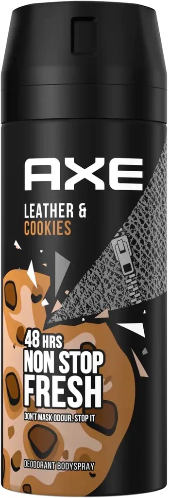 Axe Collision Leather and Cookies Deodorant Body Spray, 150ml 