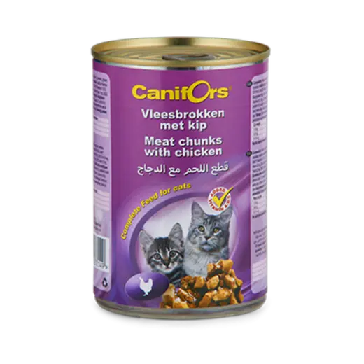 Canifors Dog Food Meat Chunks With Chicken 410g 