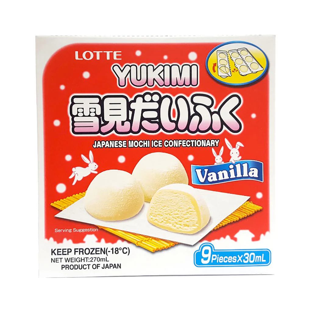 Mochi Ice Cream - Vanilla - 9pcs