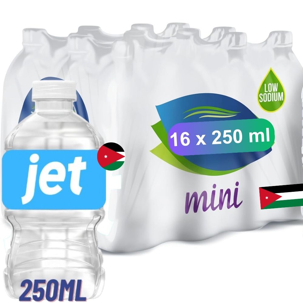  Jet Water - Natural Pure Water 16 x 250ml