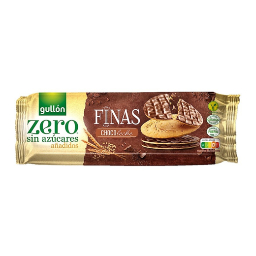 Gullon No Added Sugar Thins Milk Chocolate 150g